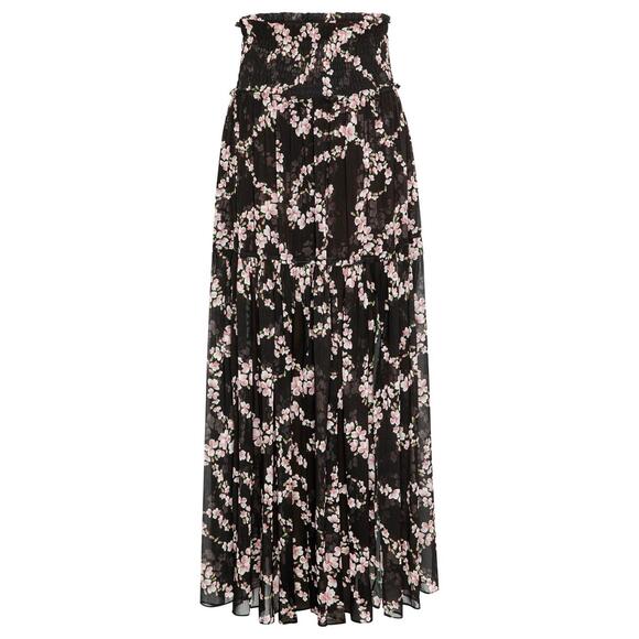 NEW MISA LOS ANGELES women's polly skirt in black & pink